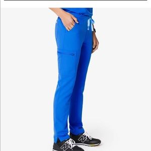 FIGS Yola Skinny Scrub Pants Royal Blue size XL